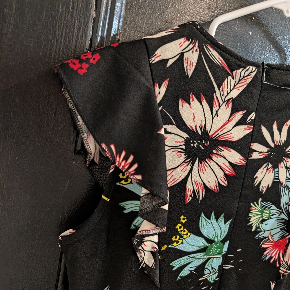 Ihot dress black flowers - Picture 13 of 16
